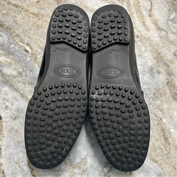 Tod’s Made In Italy Women’s Size 9.5 Patent Leather Penny Driving Loafers Flats - Picture 12 of 13